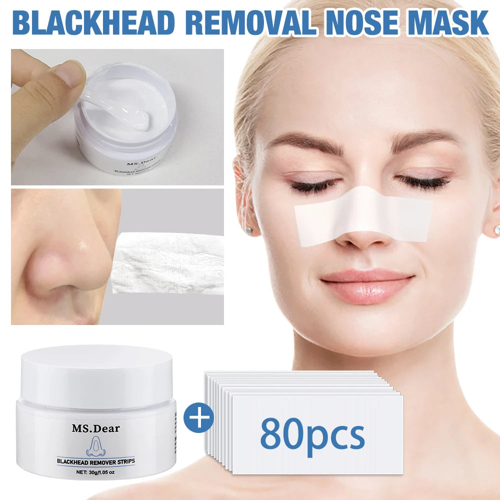 Bare Theory Deep Pore Ritual Set – Blackhead Remover Cream & Pore Strip Kit