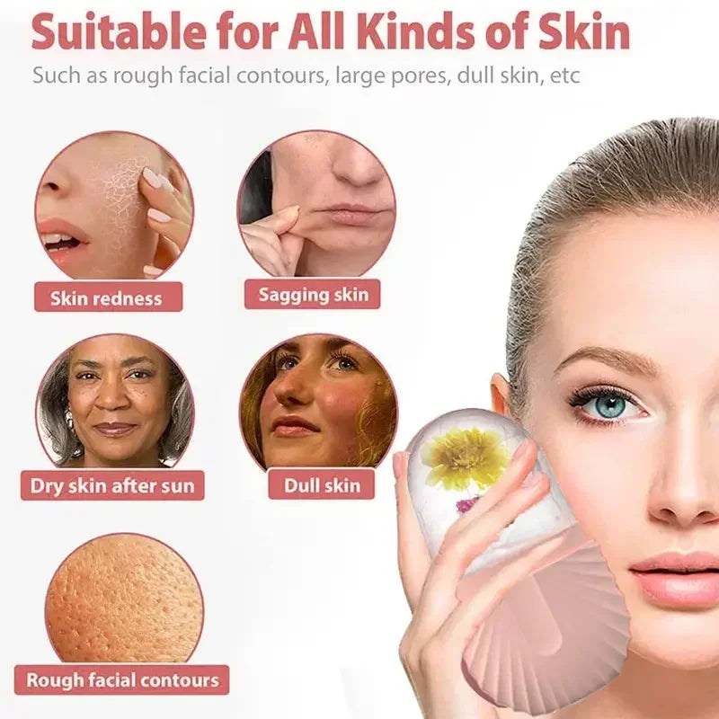 Bare Theory Ice Facial Roller – Cooling Glow & Contour Tool
