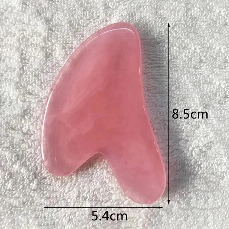 Bare Theory Rose-Quartz Gua Sha Facial Sculpting Tool