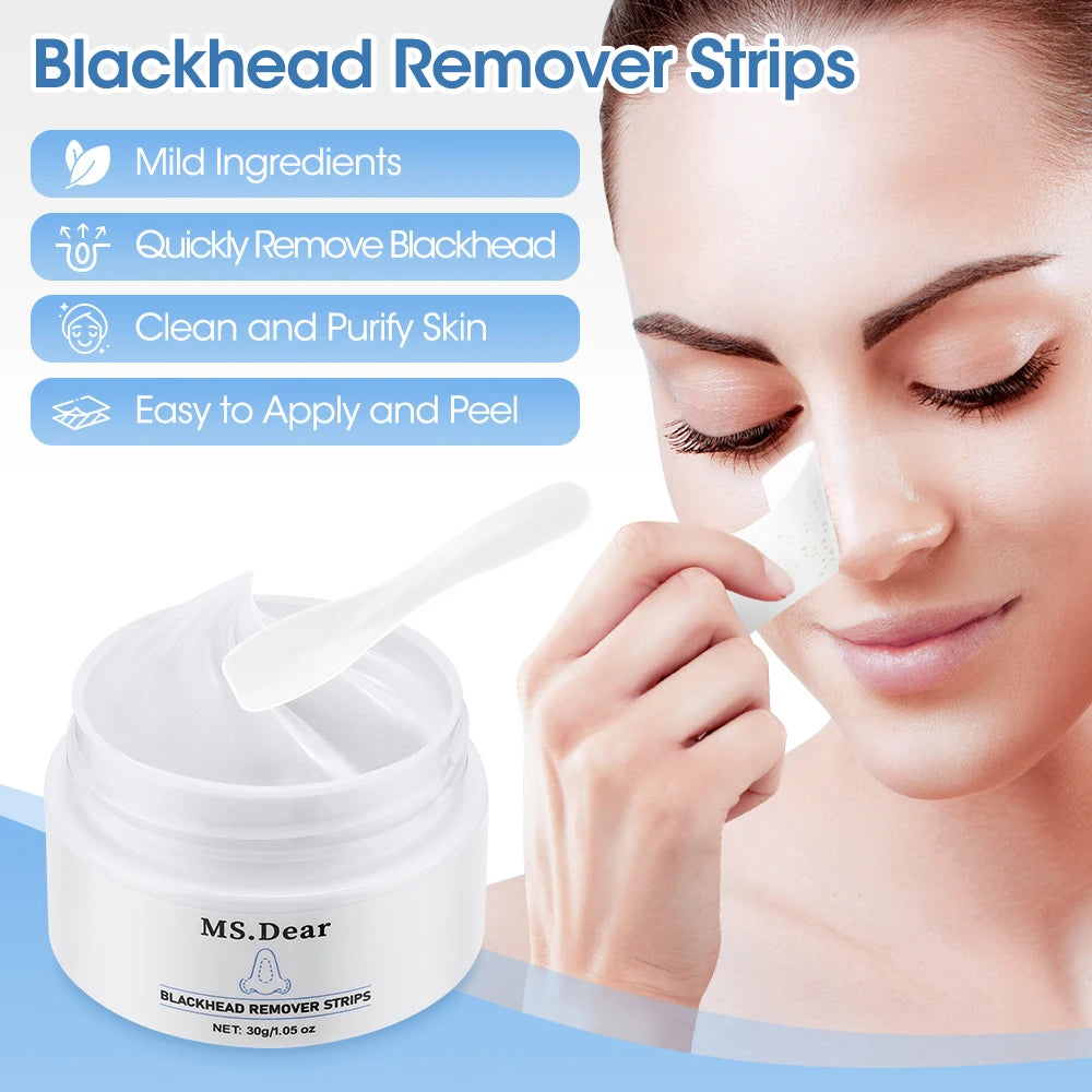 Bare Theory Deep Pore Ritual Set – Blackhead Remover Cream & Pore Strip Kit