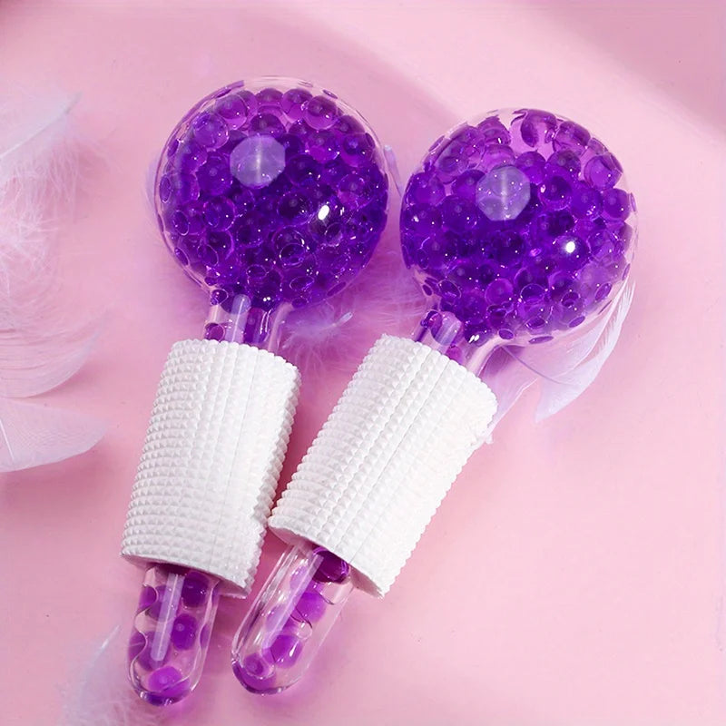Bare Theory Cooling Ice Globes – Dual Facial Massage & De-Puffing Tool Set