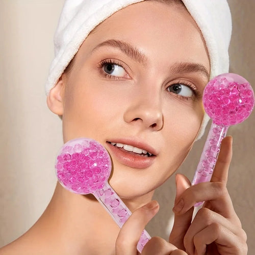 Bare Theory Cooling Ice Globes – Dual Facial Massage & De-Puffing Tool Set