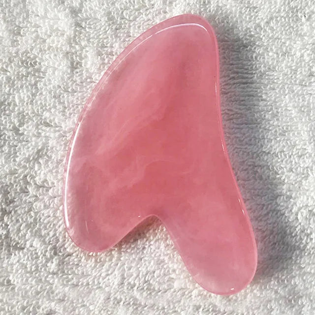 Bare Theory Rose-Quartz Gua Sha Facial Sculpting Tool